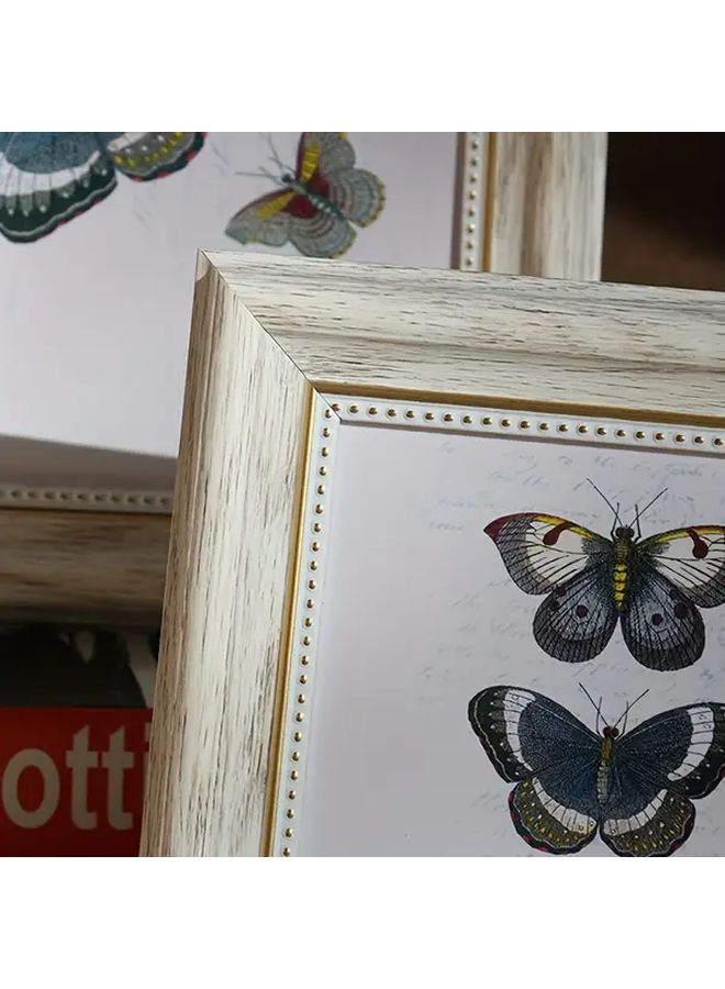 Blue Rustic Photo Frame for Desk or Wall Mounting Ideal Gift for Valentine Mother Day Thanksgiving Christmas - Image 5